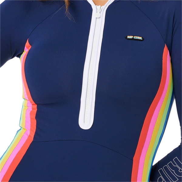 2026 Rip Curl Womens Surf Stripe UPF Surf Suit 19YWRV - Dark Navy